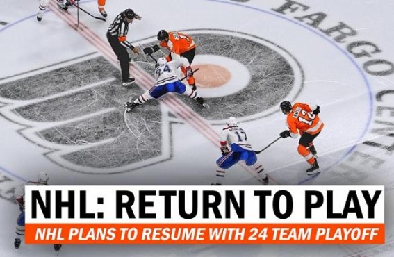 NHL plans to return with 24-team playoffs