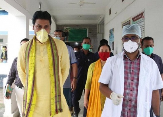CM visited Quarantine Centres, Health Care Centres CM visited Quarantine Centres, Health Care Centres