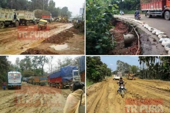 VAT Increase Fails to Repair State Roads : ‘Roller Coaster’ journeys haunt daily travelers across Tripura VAT Increase Fails to Repair State Roads : ‘Roller Coaster’ journeys haunt daily travelers across Tripura