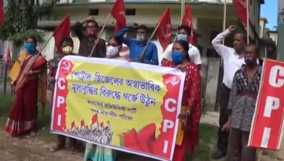 CPI protests over fuel price hikes CPI protests over fuel price hikes