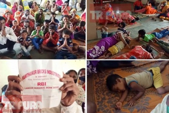 Brick Industry Workers, Children left factory, started walking miles to go back West Bengal from Tripura’s Boxonagar : Physical tortures on labourers alleged Brick Industry Workers, Children left factory, started walking miles to go back West Bengal from Tripura’s Boxonagar : Physical tortures on labourers alleged