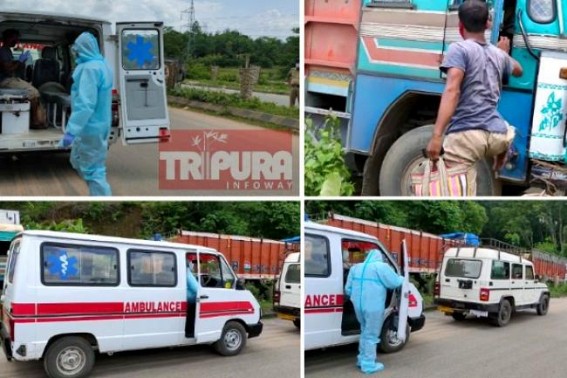 West Bengal Truck Driver Tested COVID-19 Positive in Tripura’s Churaibari, Sent to COVID-19 Care Centre : Tripura’s total Active cases stand 458 West Bengal Truck Driver Tested COVID-19 Positive in Tripura’s Churaibari, Sent to COVID-19 Care Centre : Tripura’s total Active cases stand 458