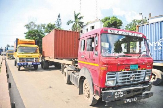 India-Bangladesh border trade hit by protests