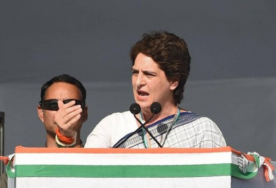 Priyanka Gandhi demands CBI probe in Vikas Dubey case