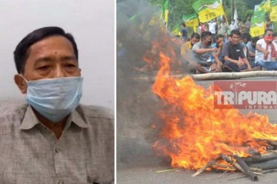 IPFTâ€™s Strike against own BJP Govt exposed Tripuraâ€™s Law and Order situation : Jitendra Choudhury