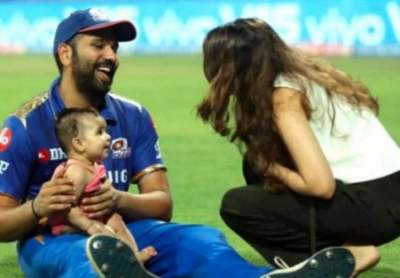 She wears it better than dada: Rohit posts picture with daughter