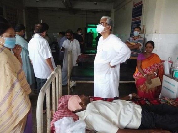 â€˜BJP does not have Capacity to give Food to People but Expert in Punching, Hitting, Beatingâ€™ : Manik Sarkar bashed BJP's Political Violence, met injured Party workers at Kamalpur 