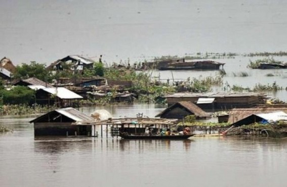 Assam flood situation grim, 59 lives lost, 33 lakh affected Assam flood situation grim, 59 lives lost, 33 lakh affected