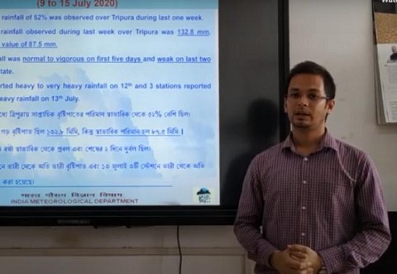 Agartala Meteorological Centre upgraded to update People about Regular Weekly Weather Reports of Tripura Agartala Meteorological Centre upgraded to update People about Regular Weekly Weather Reports of Tripura
