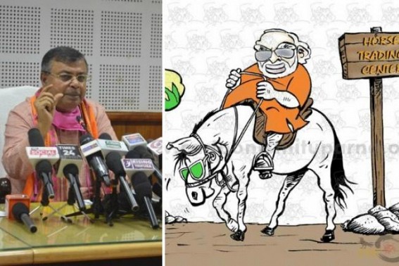 No ‘Double-Engine’ as Tripura Minister Cries over Fund-Shortage : Central BJP caught in MLA ‘Horse Trading’ at Rajasthan in Leaked Audiotapes ! Common Men Paying on Petrol, Diesel Hikes No ‘Double-Engine’ as Tripura Minister Cries over Fund-Shortage : Central BJP caught in MLA ‘Horse Trading’ at Rajasthan in Leaked Audiotapes ! Common Men Paying on Petrol, Diesel Hikes