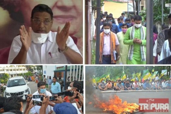 'Tsunami going on inside Tripura BJP ! Anytime Volcano can explode & BJP Govt may Collapse', says Tripura Congress Leader Gopal Roy 'Tsunami going on inside Tripura BJP ! Anytime Volcano can explode & BJP Govt may Collapse', says Tripura Congress Leader Gopal Roy