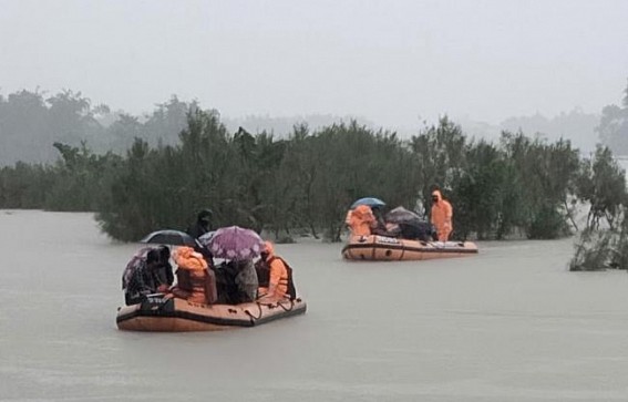 Assam flood scene still grim; 87 dead, over 24 lakh marooned