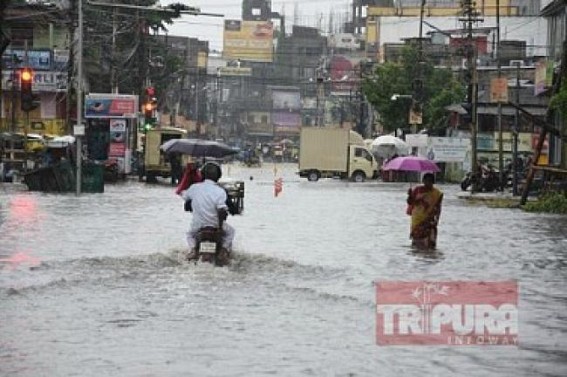 Tripura, 2 NE states received heavy rainfalls