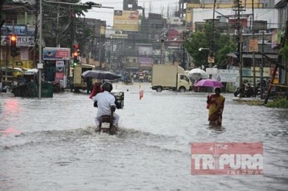 Tripura, 2 NE states received heavy rainfalls Tripura, 2 NE states received heavy rainfalls