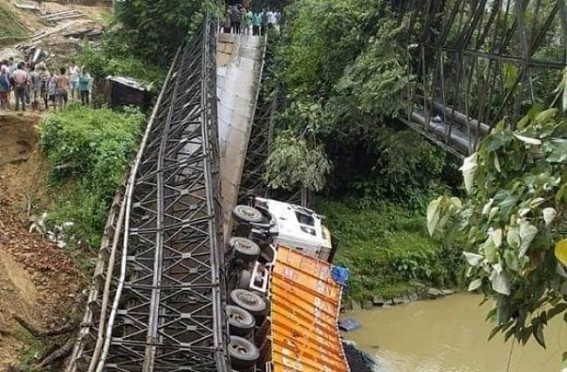 No Maintenance : One more Bridge Collapsed in Tripura in monsoon, Public lives at Risks