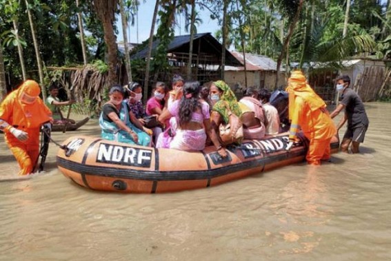 Assam flood situation improves but over 22 lakh still in distress