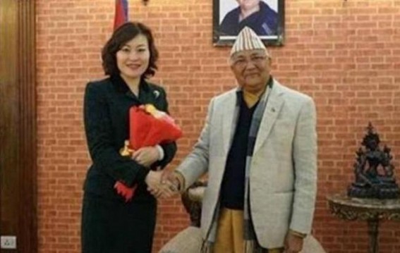 Chinese envoy to Nepal now makes effort to save PM's chair