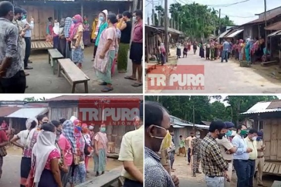 Teliamuraâ€™s Hrangkhawl Para villageâ€™s locals stopped Medical Team from COVID-19 surveys, alleging, â€˜Any disease will be named as Corona by Medical Staffsâ€™