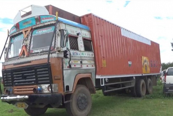 2,064 Phensedyl bottles seized by Boudhjung Nagar Police from a 12-Wheeler-Truck, 2 arrested