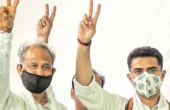 Congress wins majority in Rajasthan Government Floor Test Congress wins majority in Rajasthan Government Floor Test