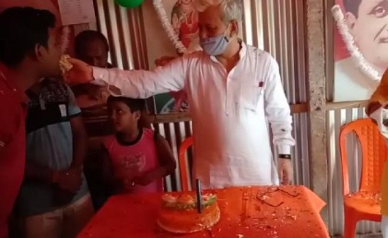 I-Day : Deputy CM hoisted National flag, cut cake at Charilam BJP Party Office