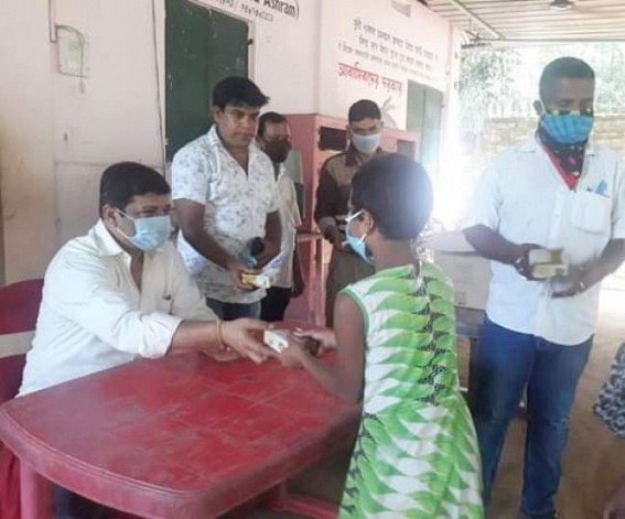 BJP Ex-Health Minister & MLA Sudip Barman distributed essential commodities among orphans in Naba Prantik BJP Ex-Health Minister & MLA Sudip Barman distributed essential commodities among orphans in Naba Prantik