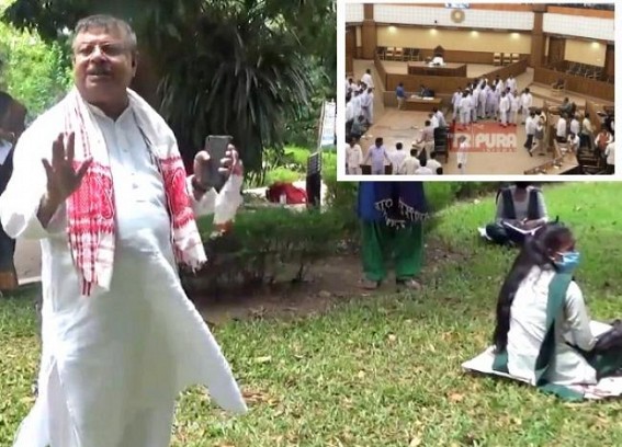 ‘Not only Neighboring Classes, but Tripura to hold Assembly Session under the Sky’ ! ‘Not only Neighboring Classes, but Tripura to hold Assembly Session under the Sky’ !