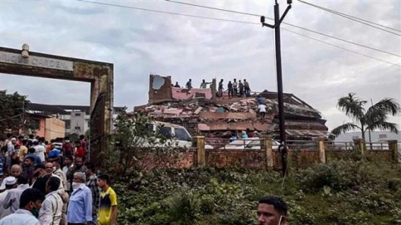 Maha building crash toll rises to 4, five-year-old among 83 rescued Maha building crash toll rises to 4, five-year-old among 83 rescued