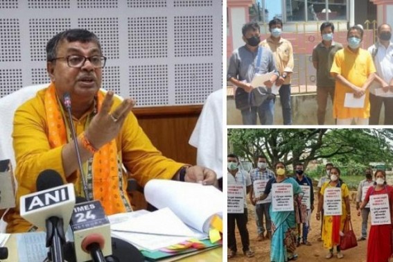 Heavy Resentment, Tensions among terminated 10323 teachers as Tripura Education Ministry yet to confirm about ‘Alternative Job’ matters as per SC’s verdict Heavy Resentment, Tensions among terminated 10323 teachers as Tripura Education Ministry yet to confirm about ‘Alternative Job’ matters as per SC’s verdict