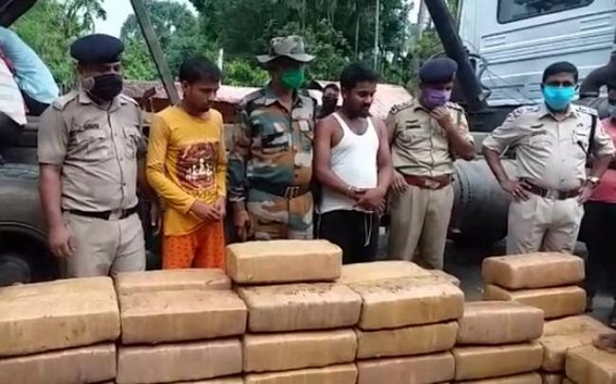 Churaibari Police seized 500 Kg Weed on Saturday : 2 Arrested