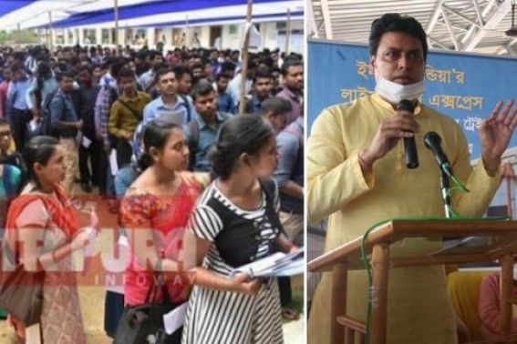 CM Biplab Deb offers Loans to Unemployed Youths ! Vision Document turned biggest Political JUMLA in Tripura’s history CM Biplab Deb offers Loans to Unemployed Youths ! Vision Document turned biggest Political JUMLA in Tripura’s history