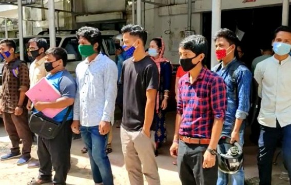 Scholarship Deprived Students yet roaming in Tribal Welfare Dept for Pending Scholarship amounts : Dept sent letter to CM to clear Funds for B.Ed students Scholarship Deprived Students yet roaming in Tribal Welfare Dept for Pending Scholarship amounts : Dept sent letter to CM to clear Funds for B.Ed students
