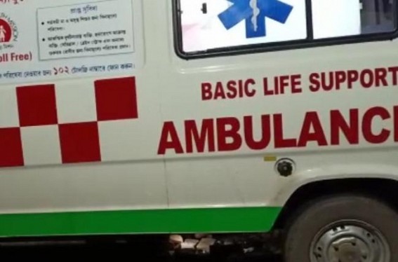 Ambulance couldn't take emergency patient to the hospital due to Pathetic road condition in Agartala's Jogendra Nagar Ambulance couldn't take emergency patient to the hospital due to Pathetic road condition in Agartala's Jogendra Nagar