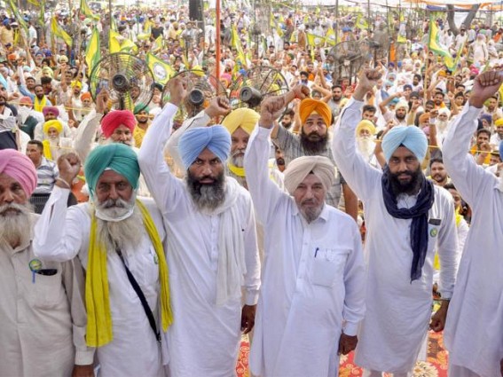 Cutting across party lines, farmers protest in Punjab, Haryana