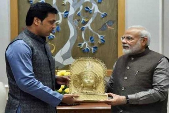 Tripura BJP’s majority MLAs pitch for Biplab Deb’s removal from CM’s post : Large Scale Corruption, Nepotism, Vendetta Politics mars Biplab’s misrule Tripura BJP’s majority MLAs pitch for Biplab Deb’s removal from CM’s post : Large Scale Corruption, Nepotism, Vendetta Politics mars Biplab’s misrule