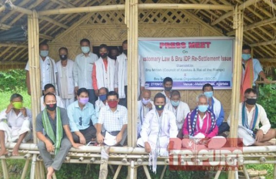 Brus demand immediate completion of Re-Settlement process in Tripura : Requests State Govt to avoid Mizo Convention and Nagarik Surakhsha Mancha's pleas Brus demand immediate completion of Re-Settlement process in Tripura : Requests State Govt to avoid Mizo Convention and Nagarik Surakhsha Mancha's pleas