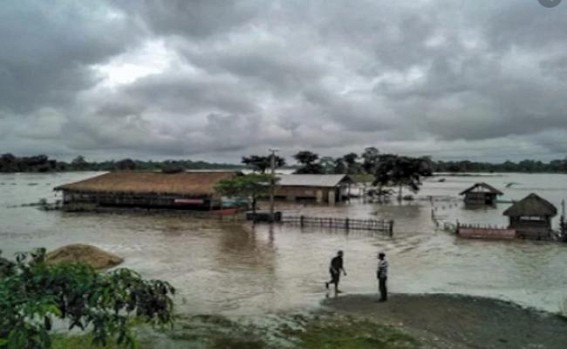Assam flood deteriorates, affects 2.25 lakh people in 9 districts