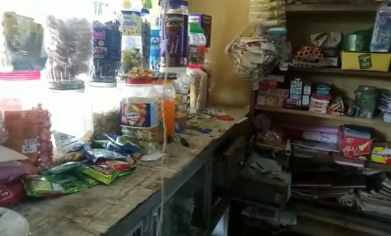 Increasing theft cases in Agartala : Shop looted at Jogendranagar Increasing theft cases in Agartala : Shop looted at Jogendranagar