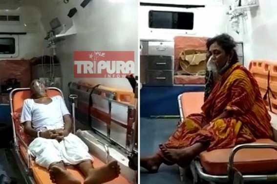 Two referred Patients with Breathing-difficulties were seen waiting for 4 hours outside TMC hospital building to get admitted 
