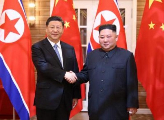 Xi congratulates N.Korea's Kim on ruling party's founding day