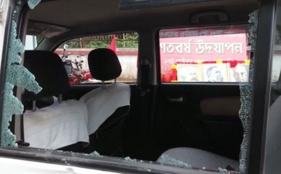 CPI-M Dukli office was attacked on Party's Foundation Day