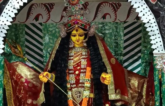 Goddess Durga worshipped on Durga Puja Saptami 