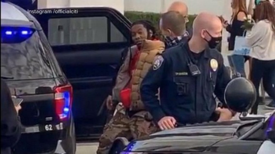 Rapper Offset detained by police