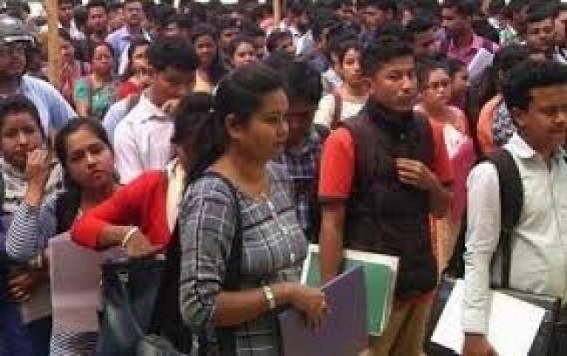 Unemployment, Downed Economy hit Tripura : State carries top position in Unemployment Rate in Northeast Zone Unemployment, Downed Economy hit Tripura : State carries top position in Unemployment Rate in Northeast Zone