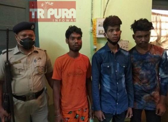 Airport PS Police arrested three accused persons related to Tapas Das murder case Airport PS Police arrested three accused persons related to Tapas Das murder case