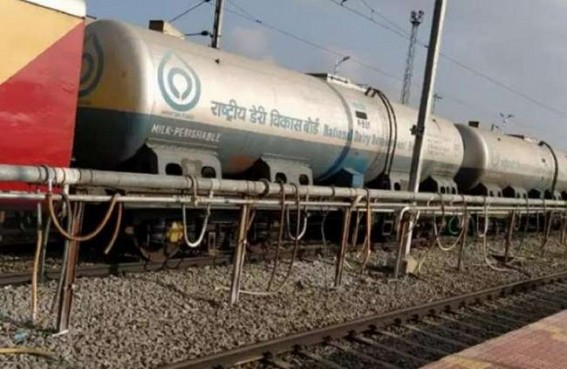 South Central Railway ships 4 cr litres milk from Andhra to Delhi South Central Railway ships 4 cr litres milk from Andhra to Delhi