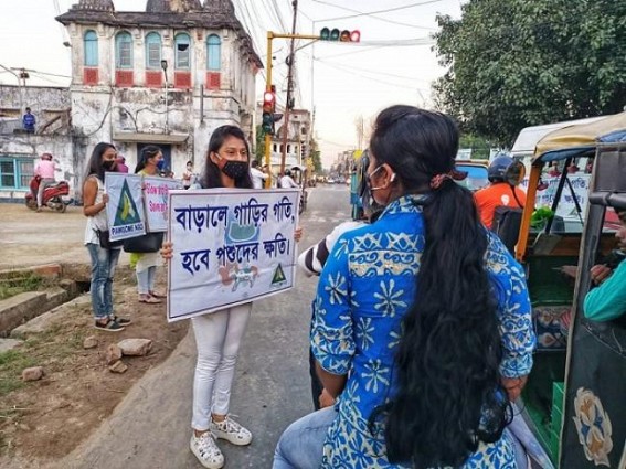 Road Safety awareness on Traffic Signals by Pawsome NGO