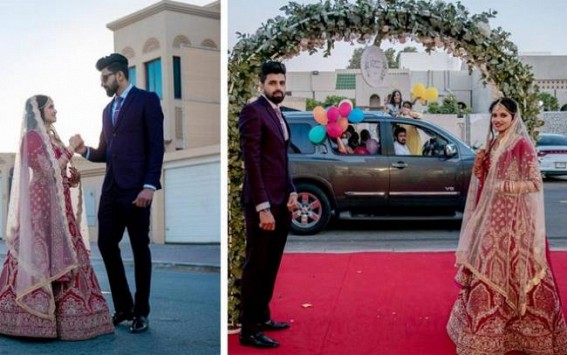 Dubai-based Indian couple hosts 'drive-by wedding ceremony'