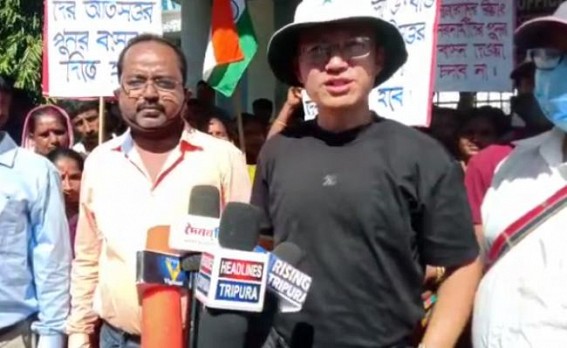 Kanchanpur Strike : Joint Movement demands Cancellation of tenders over Bru settlement, Inclusion of Mizo and Bengali de-sheltered people in Rehabilitation Package Kanchanpur Strike : Joint Movement demands Cancellation of tenders over Bru settlement, Inclusion of Mizo and Bengali de-sheltered people in Rehabilitation Package