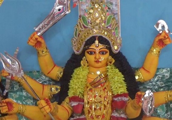 Auspicious Katyayani puja observed in Royal Durga Bari Auspicious Katyayani puja observed in Royal Durga Bari